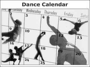 KIO Dance calendar