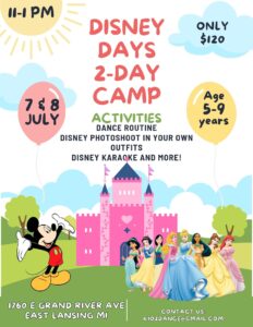 Disney 2 day camp
