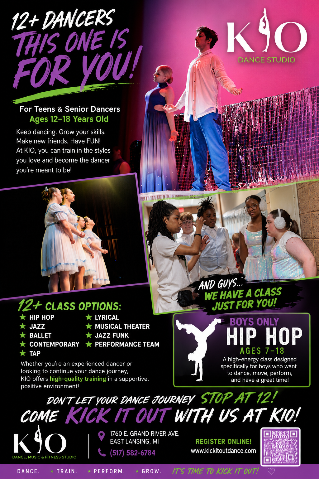 12+ KIO KIO 12+ dance classes